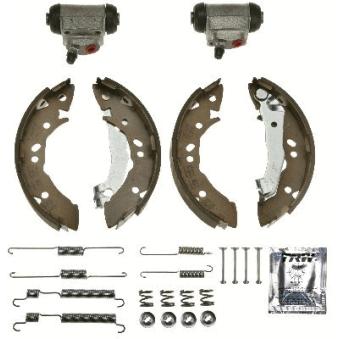 Kit de freins arrière (prémontés) TRW BK2607 pour HYUNDAI ATOS 1.1 - 58cv
