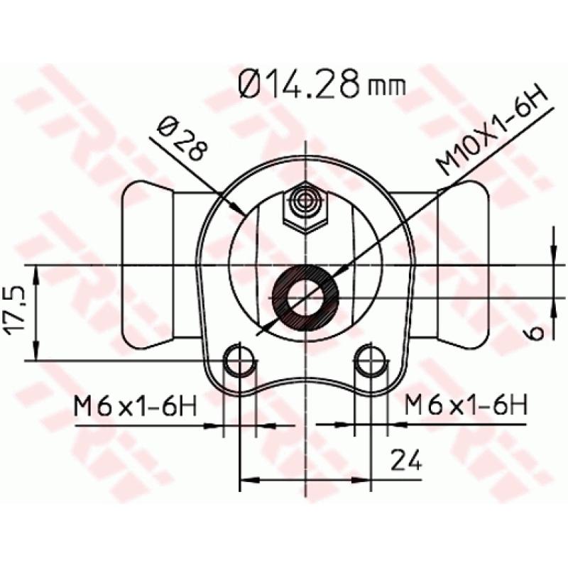 Cylindre de roue TRW BWA109 - Visuel 1