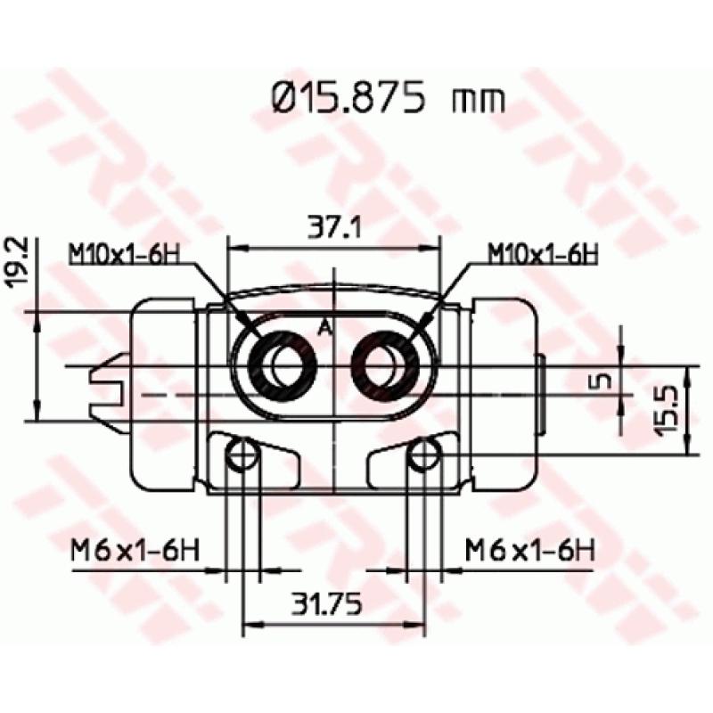 Cylindre de roue TRW BWB144 - Visuel 1
