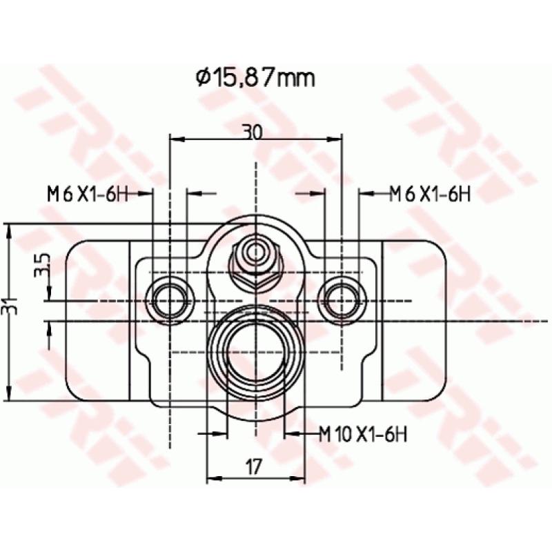Cylindre de roue TRW BWB174 - Visuel 1