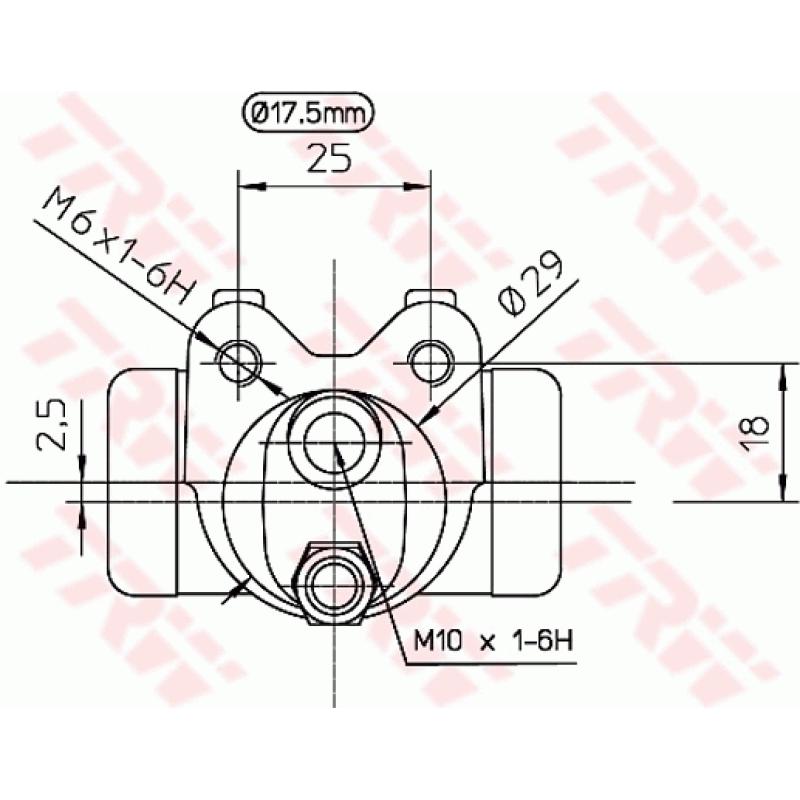 Cylindre de roue TRW BWC155 - Visuel 1
