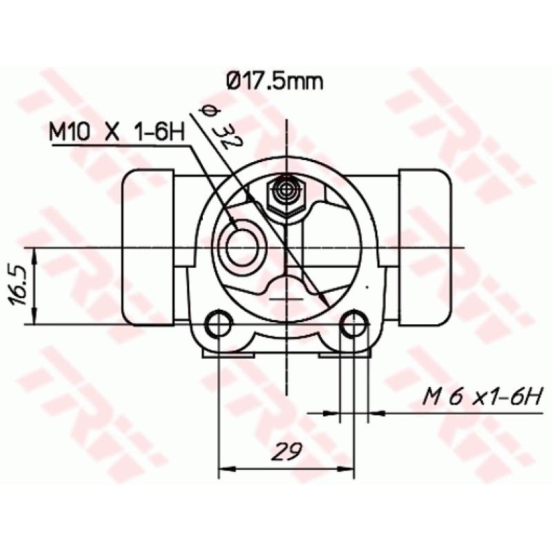 Cylindre de roue TRW BWC162 - Visuel 1
