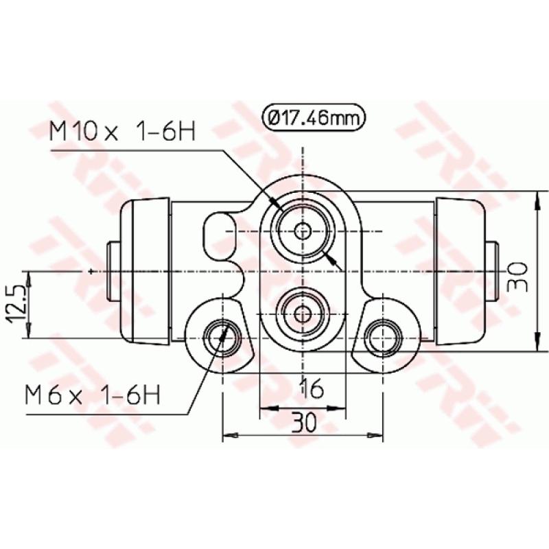 Cylindre de roue TRW BWC173 - Visuel 1