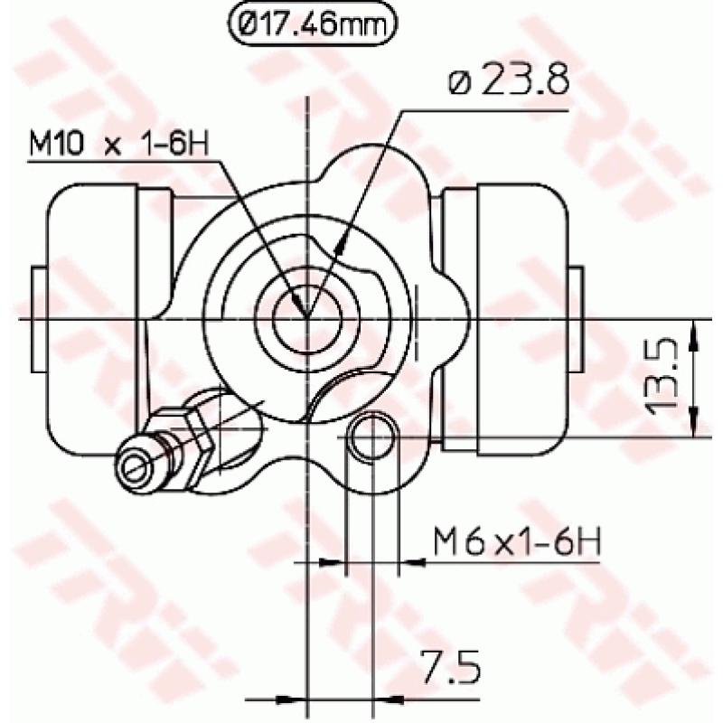 Cylindre de roue TRW BWC249 - Visuel 1