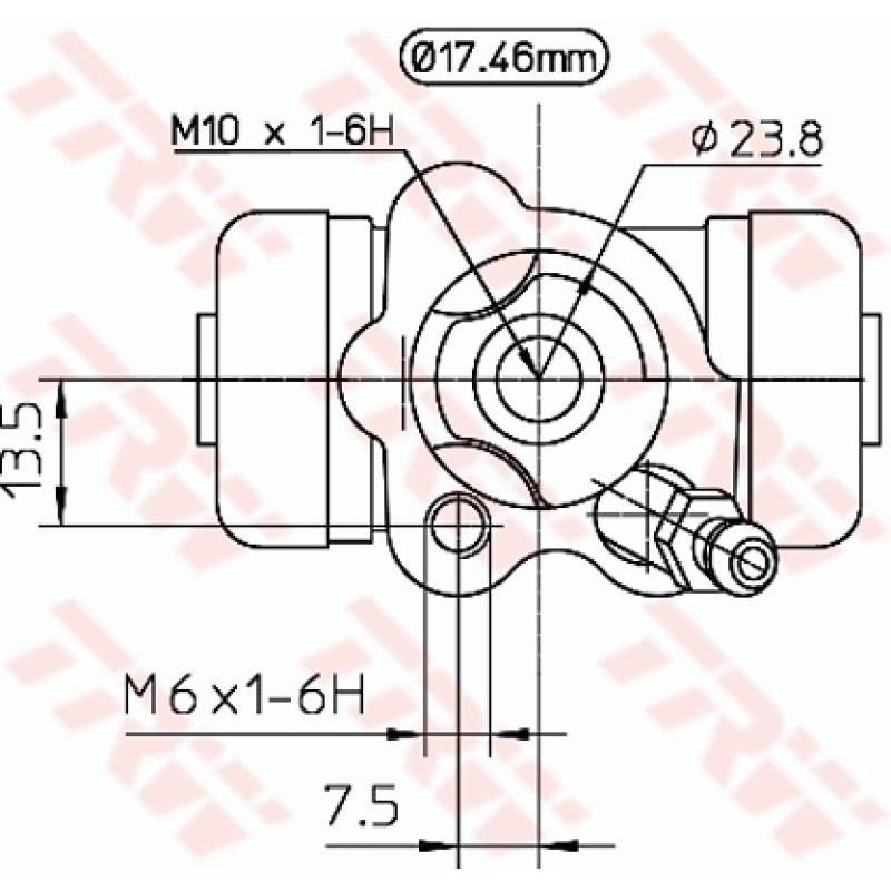 Cylindre de roue TRW BWC250 - Visuel 1
