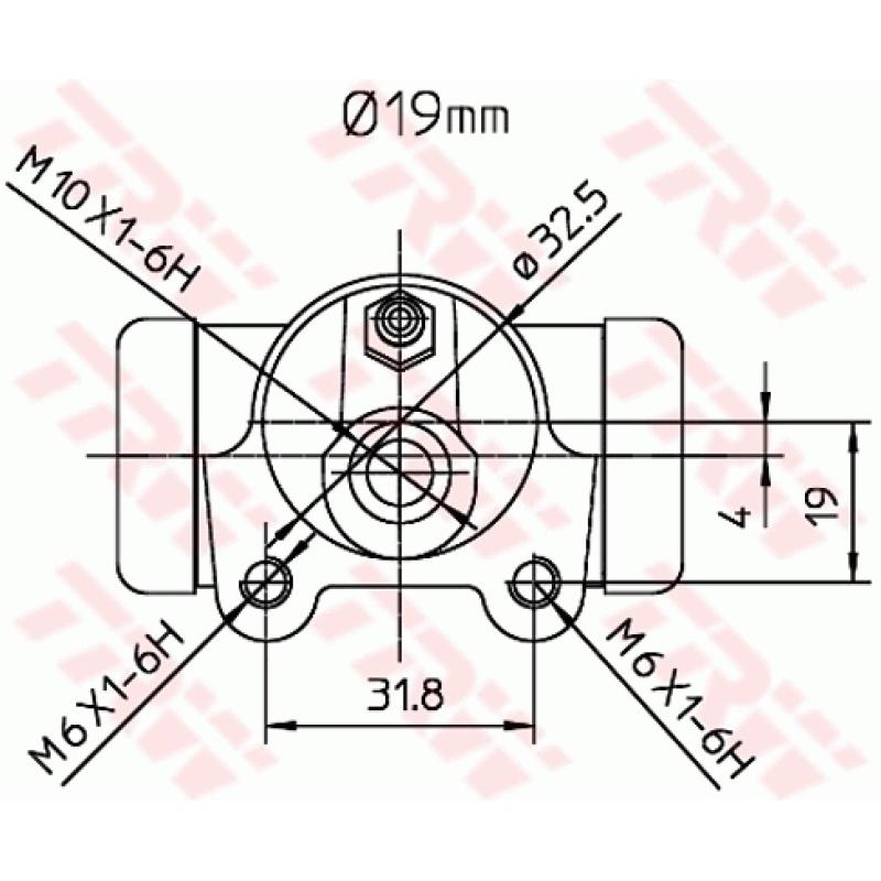 Cylindre de roue TRW BWD260 - Visuel 1