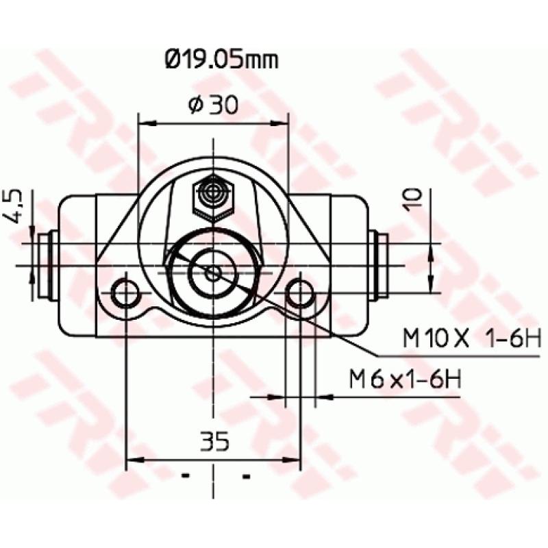 Cylindre de roue TRW BWD283 - Visuel 1