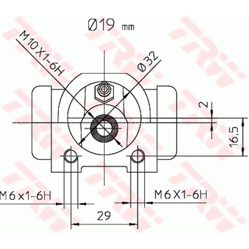 Cylindre de roue TRW BWD302 - Visuel 1
