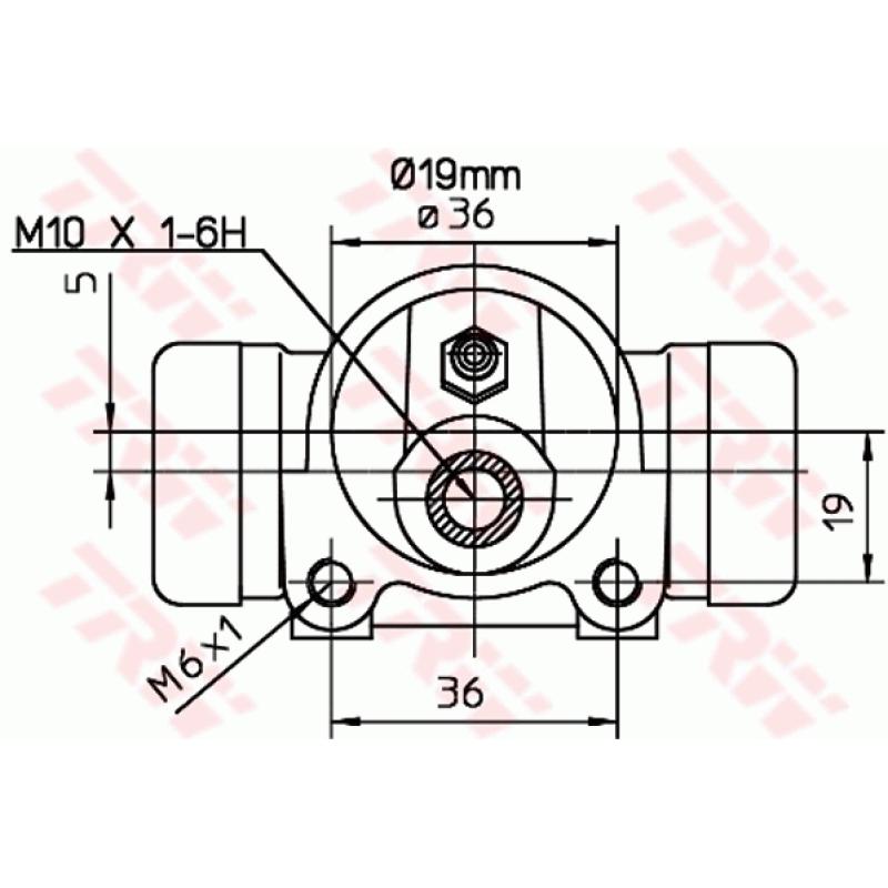 Cylindre de roue TRW BWD326 - Visuel 1