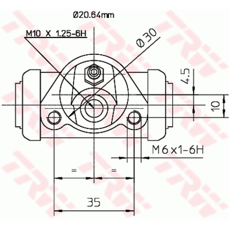 Cylindre de roue TRW BWF144 - Visuel 1