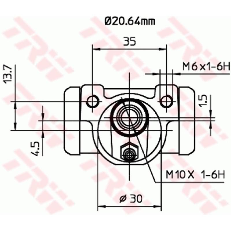 Cylindre de roue TRW BWF262 - Visuel 1