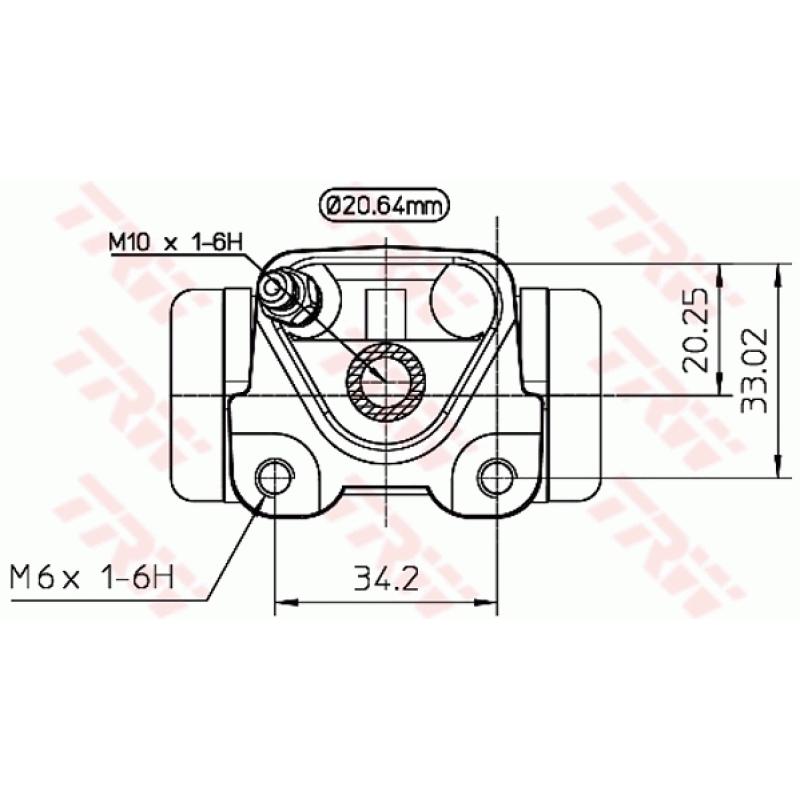 Cylindre de roue TRW BWF272 - Visuel 1