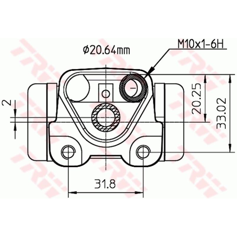 Cylindre de roue TRW BWF292 - Visuel 1