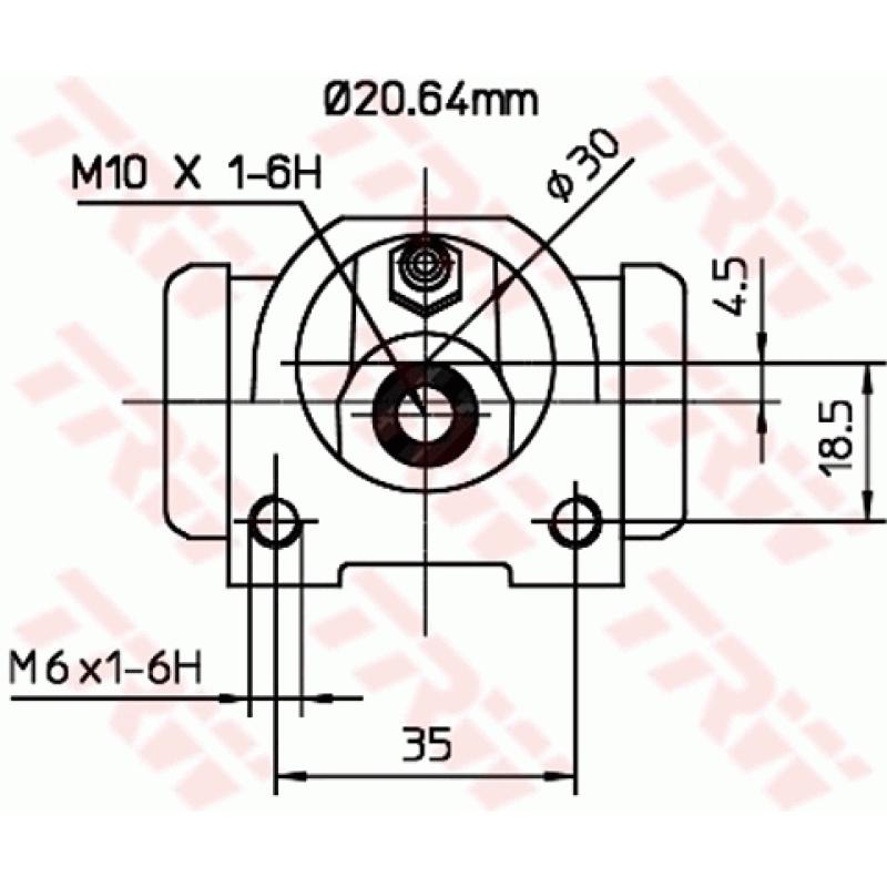 Cylindre de roue TRW BWF311 - Visuel 1