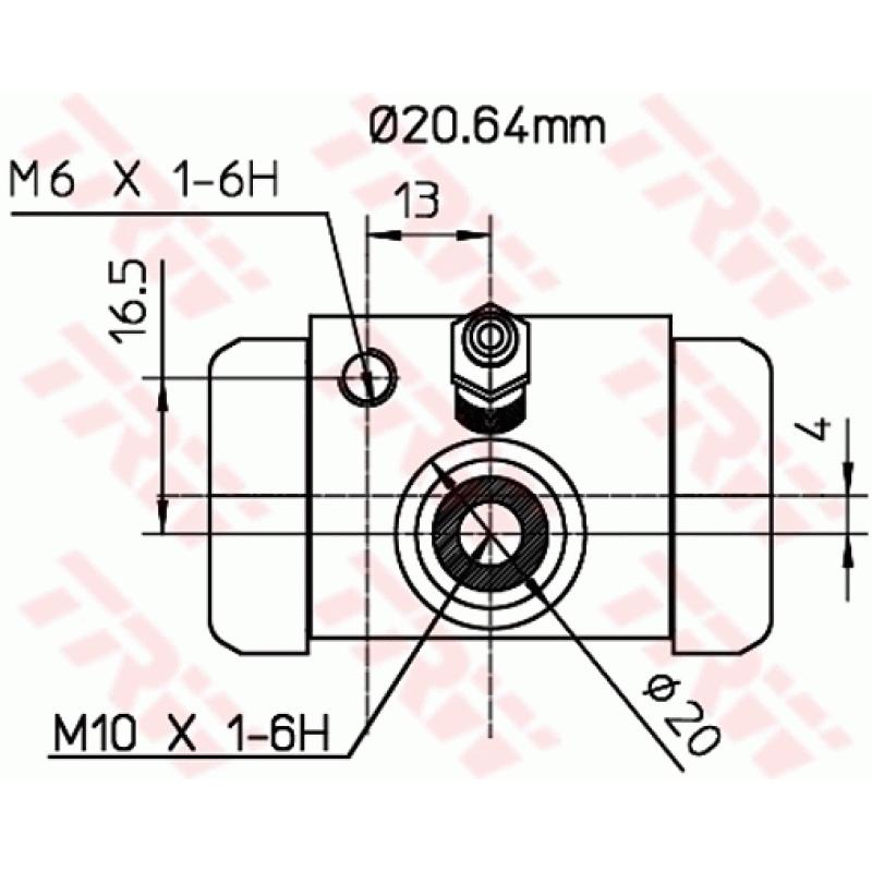 Cylindre de roue TRW BWF312 - Visuel 1