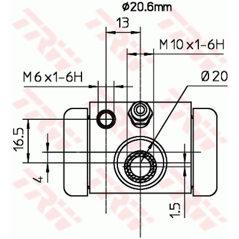 Cylindre de roue TRW BWF317 - Visuel 1