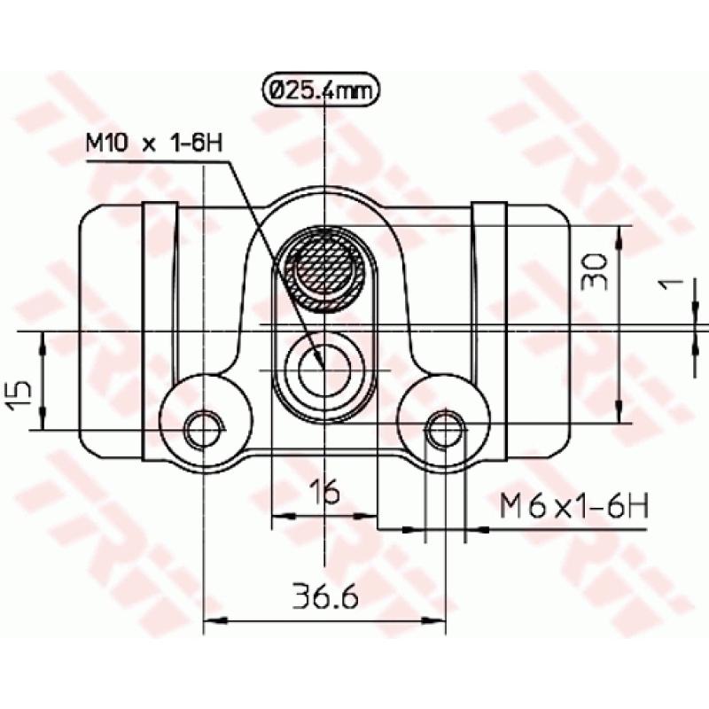 Cylindre de roue TRW BWH142 - Visuel 1
