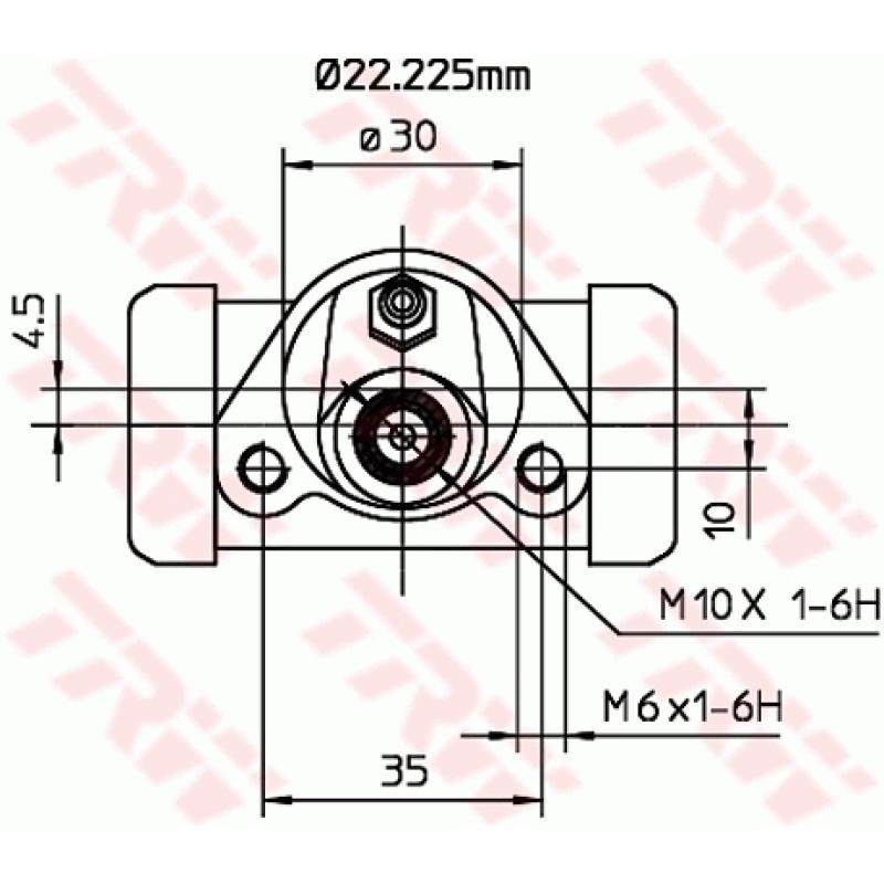 Cylindre de roue TRW BWH185 - Visuel 1