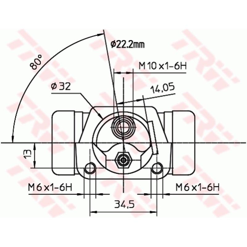 Cylindre de roue TRW BWH231 - Visuel 1