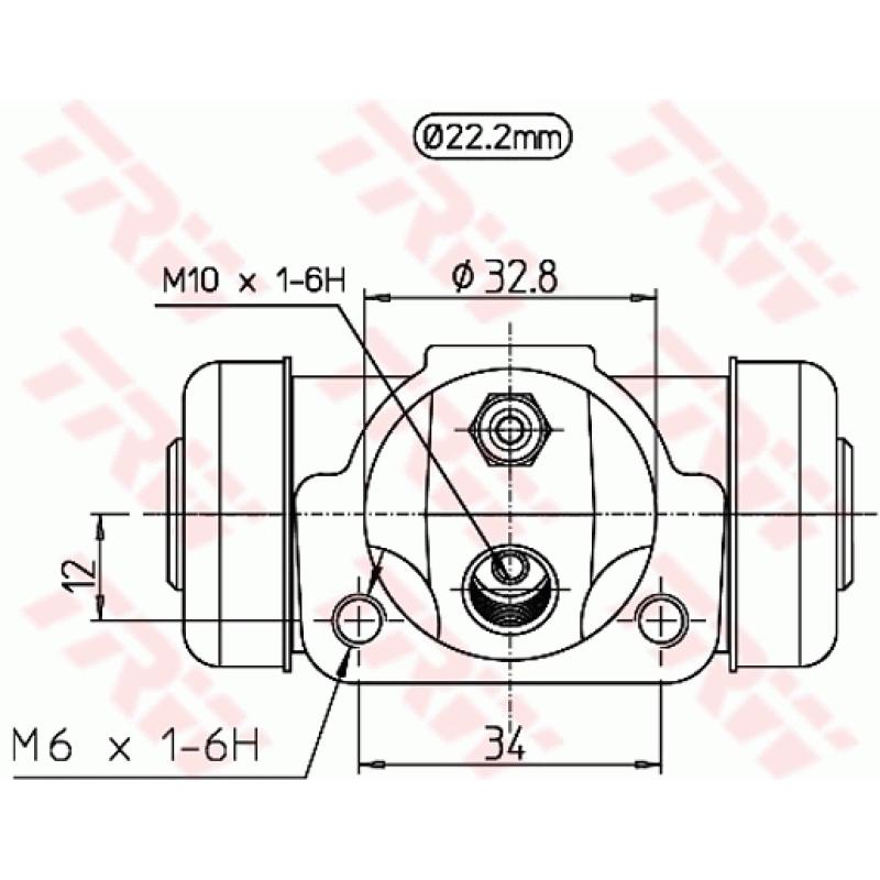Cylindre de roue TRW BWH296 - Visuel 1