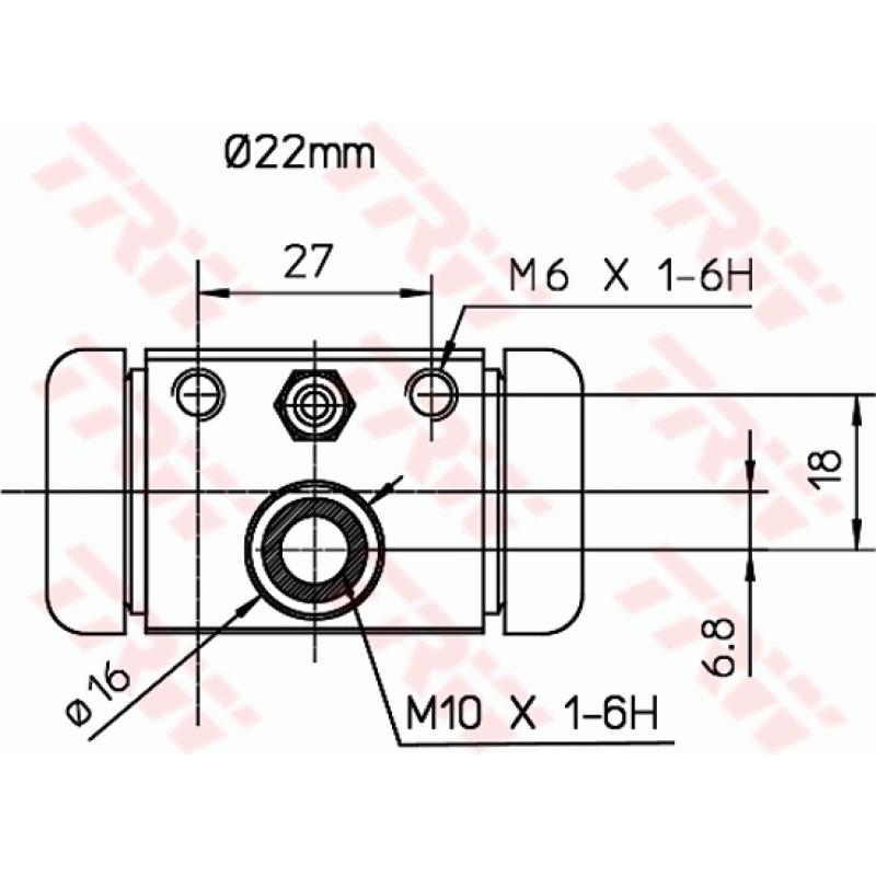 Cylindre de roue TRW BWH394 - Visuel 1