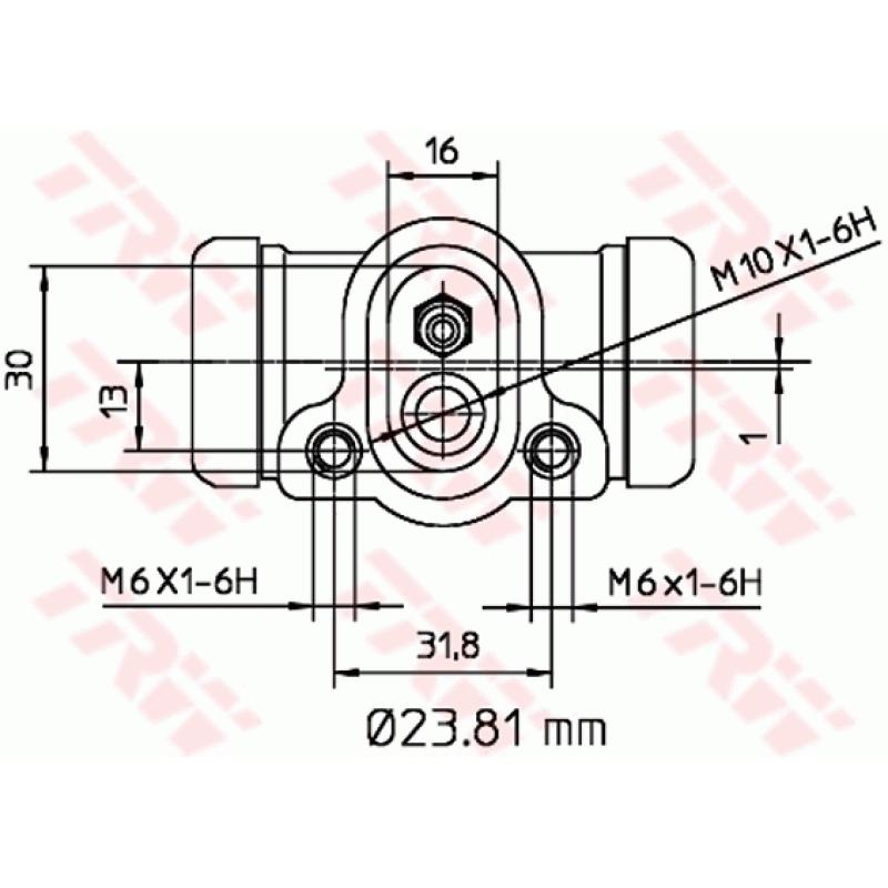 Cylindre de roue TRW BWK103 - Visuel 1