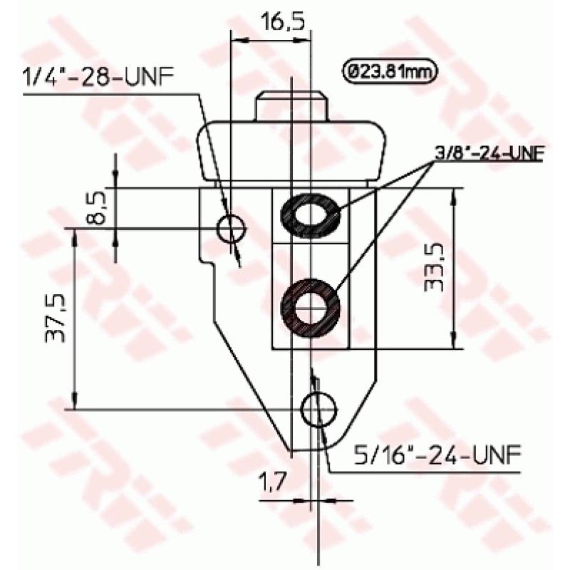 Cylindre de roue TRW BWK130 - Visuel 1