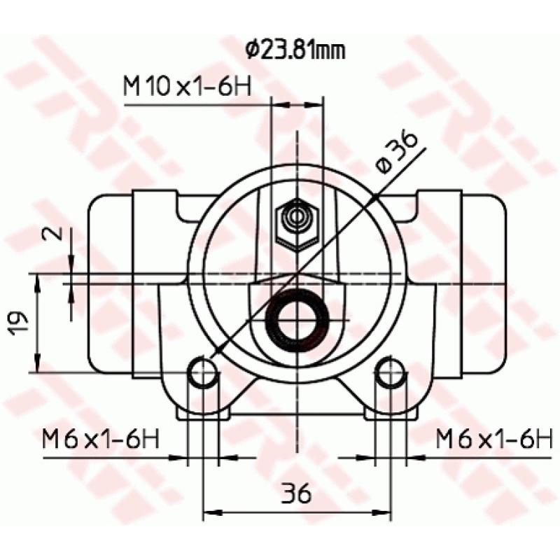 Cylindre de roue TRW BWK225 - Visuel 1