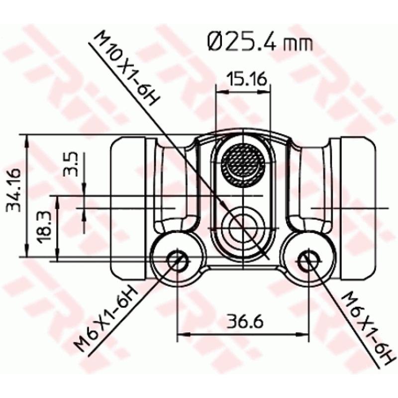 Cylindre de roue TRW BWL111 - Visuel 1