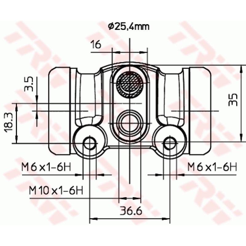 Cylindre de roue TRW BWL287 - Visuel 1