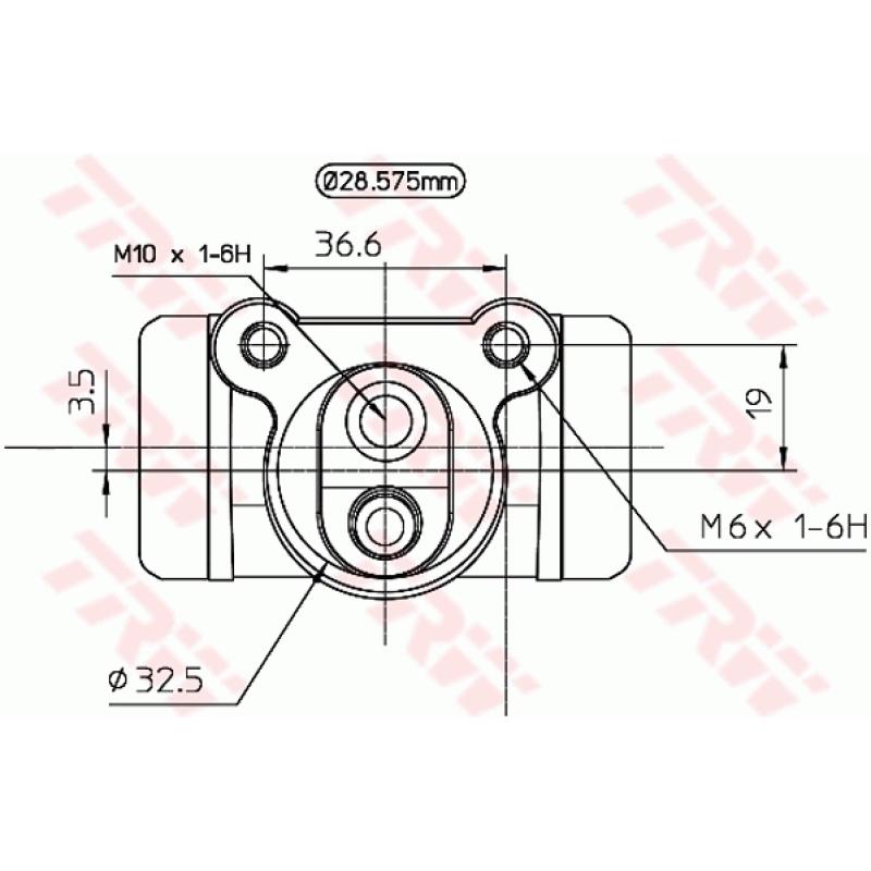 Cylindre de roue TRW BWN158 - Visuel 1