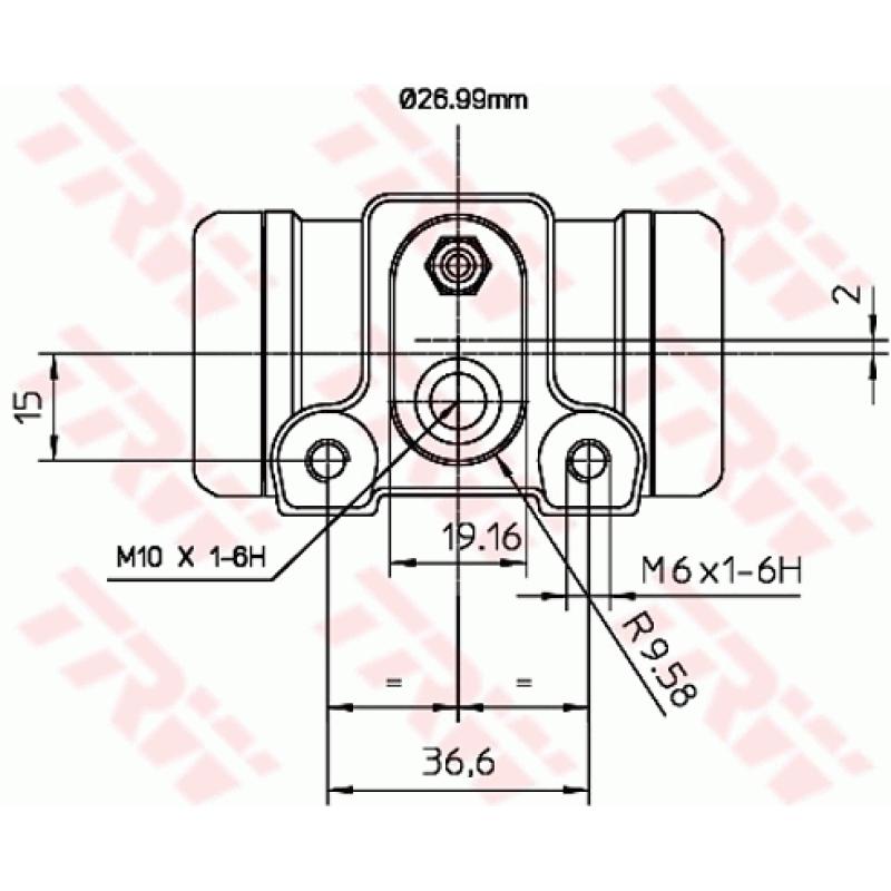 Cylindre de roue TRW BWN240 - Visuel 1