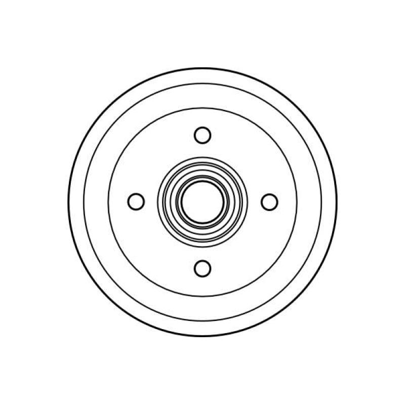 Tambour de frein TRW DB4004 - Visuel 1