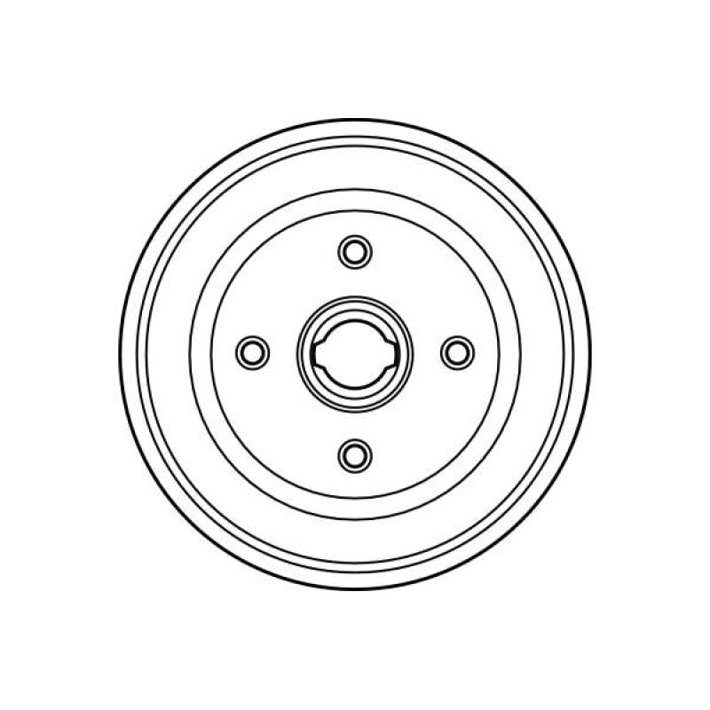 Tambour de frein TRW DB4006 - Visuel 1