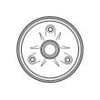 TRW DB4044 - Tambour de frein