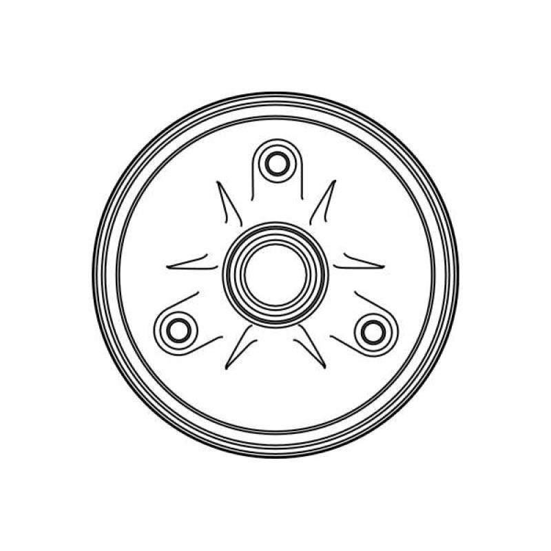 Tambour de frein TRW DB4044 - Visuel 1