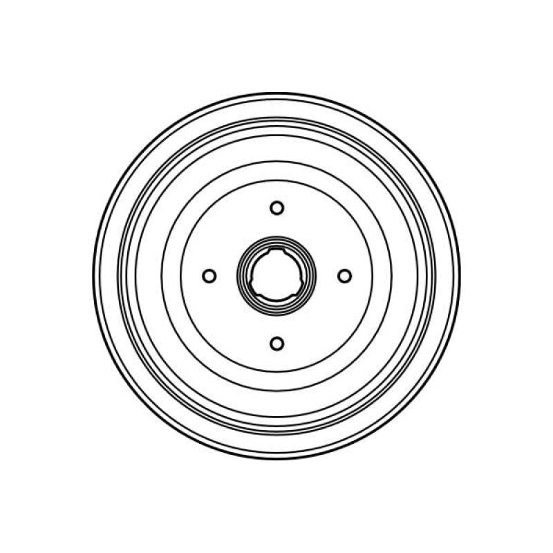 Tambour de frein TRW DB4083 - Visuel 1
