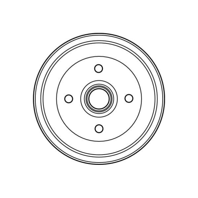 Tambour de frein TRW DB4121 - Visuel 1