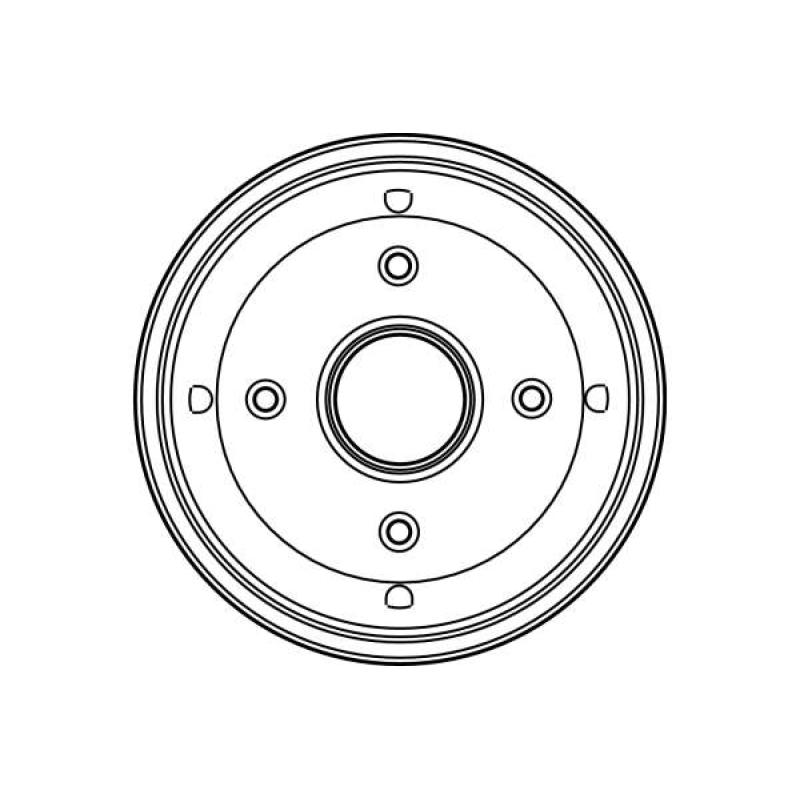 Tambour de frein TRW DB4124 - Visuel 1
