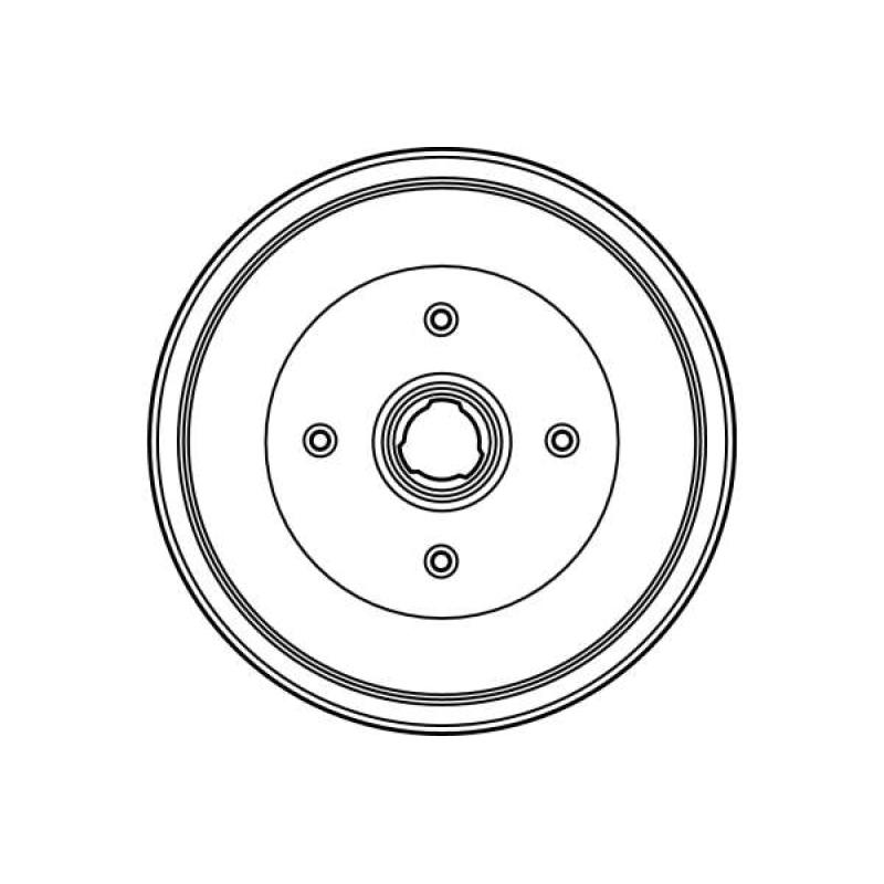 Tambour de frein TRW DB4127 - Visuel 1