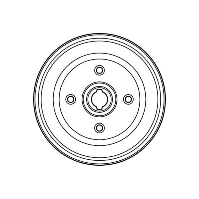 Tambour de frein TRW DB4134 - Visuel 1