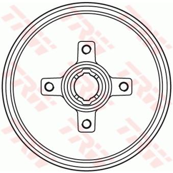 Tambour de frein TRW OEM 418025