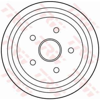 Tambour de frein TRW OEM 568052 Tambour de frein TRW OEM 568052