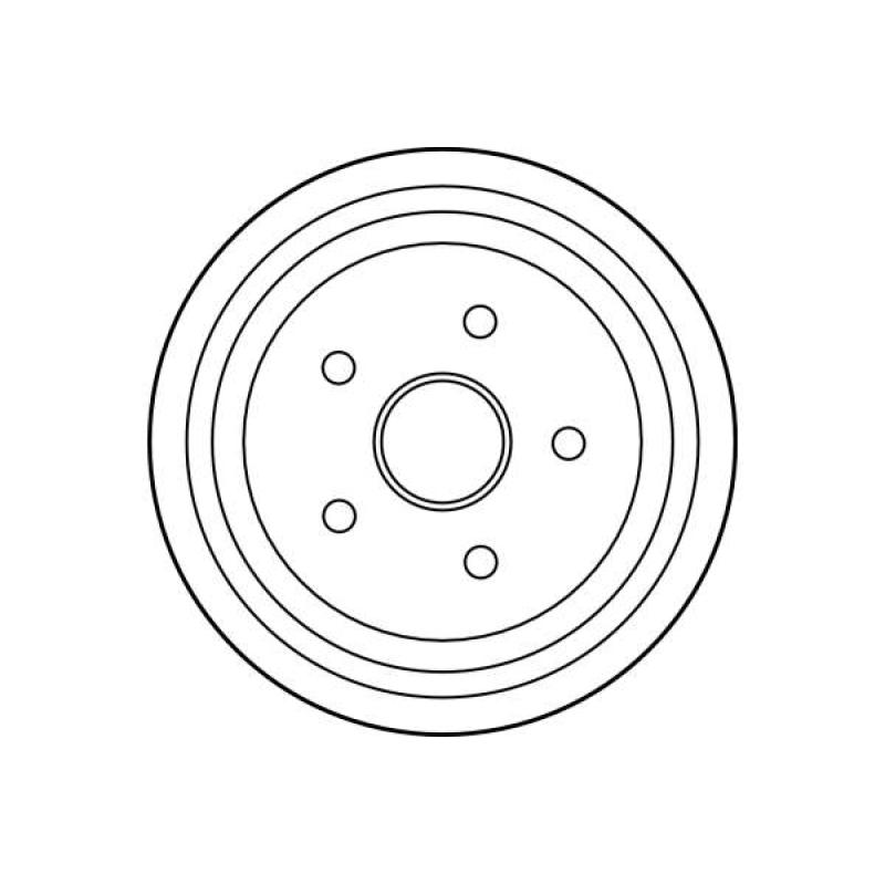 Tambour de frein TRW DB4145 - Visuel 1