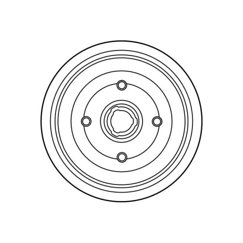 Tambour de frein TRW DB4161 - Visuel 1