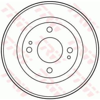 Tambour de frein TRW [DB4169]