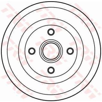Tambour de frein TRW DB4179