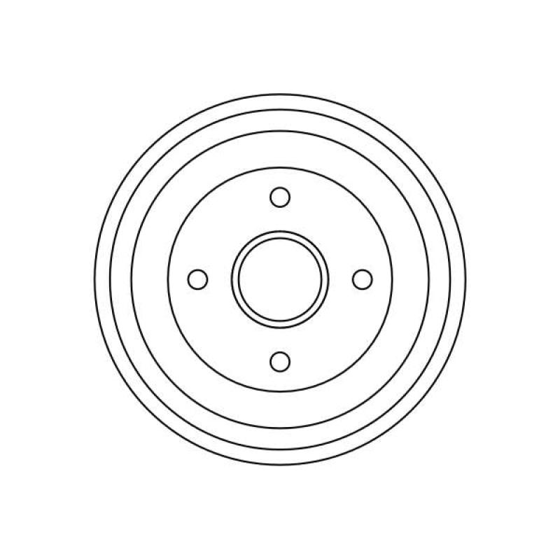 Tambour de frein TRW DB4275 - Visuel 1