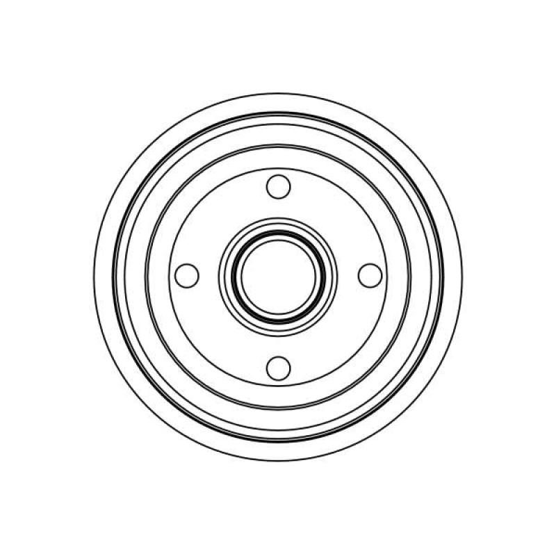 Tambour de frein TRW DB4276 - Visuel 1