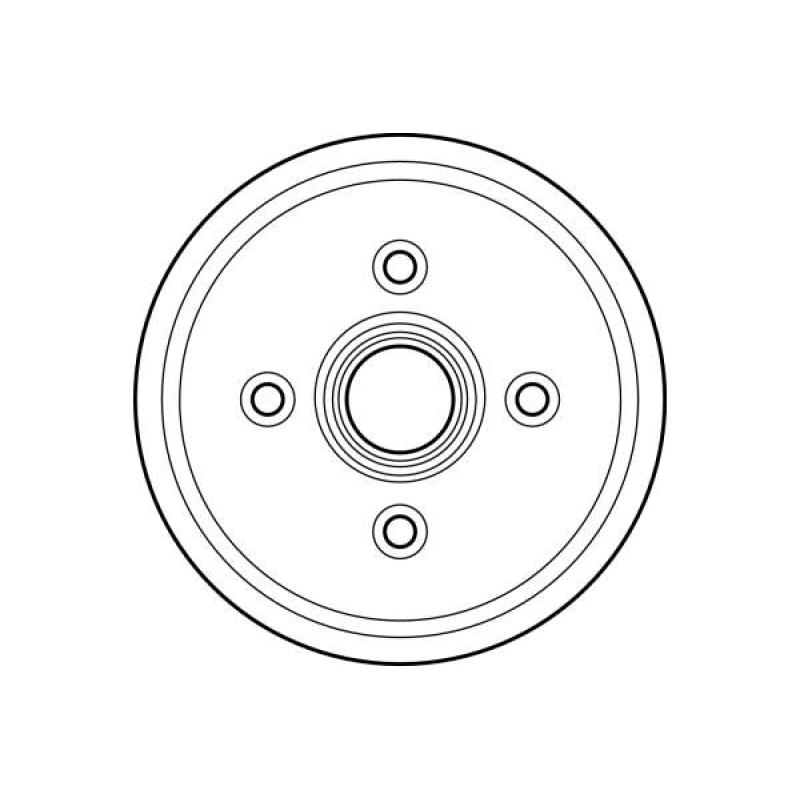 Tambour de frein TRW DB4306 - Visuel 1